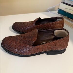 Vintage Cole Haan woven leather loafer 8.5